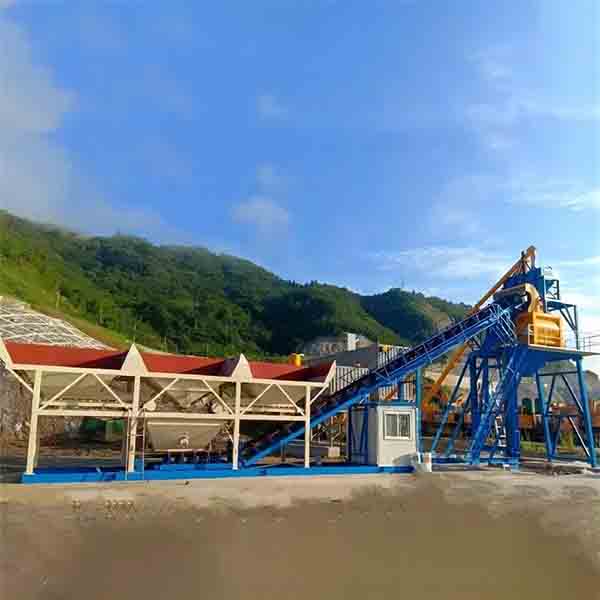 Foundation Free Concrete Batching Plant